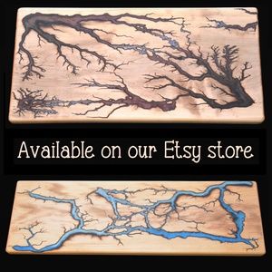 Electrified Wooden Tray/Cutting Board/Coasters